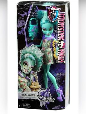 Monster High "Gore-Geous Accessories" Honey Swamp doll-NIB